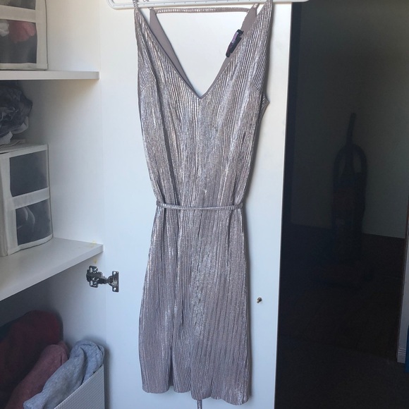 Silver mini dress - Picture 2 of 4